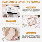 Christian Gifts for Women Faith, Inspirational Religious Gifts for Women Mom Grandma Sister Friends Encouragement Gift Basket with Canvas Tote Bag 16oz Can Glass, Unique Birthday Christmas Gift Ideas