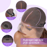 CUMASE 13x6 Chocolate Brown Lace Front Wig 250 Density HD Lace Front Wigs Human Hair Body Wave Lace Frontal Wig Pre Plucked Natural Hairline 4# Brown Wig Human Hair for Women 26 Inch