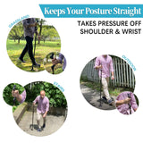 Honmido Walking Cane Foldable for Men & Women Seniors for Balance,Self Standing Folding Cane,Height Adjustable Anti-Slip Lightweight Alloy Walking Stick Collapsable for Travel Mobility Aid (Black)