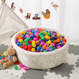 STARBOLO Ball Pit Balls - 200 Bulk Mixed Rainbow Stars Crush Proof Plastic Children's Toy Balls Star Ocean Balls for Birthday Party Christmas Water Toy Indoor Outdoor
