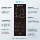 COMFIER Back Massager with Heat,Deep Tissue Kneading Massage Seat Cushion, Shiatsu Chair Pad for Neck for Home or Office use, Gift