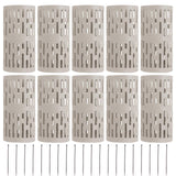 Aulock 10pcs Plastic Tree Trunk Protectors, Easy Flexible Guards