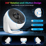 Galaxy Projector for Bedroom, HD Image Star Projector Galaxy Light Adjustable Knob, 13 Film Discs Planetarium Projector for Kids, 360° Rotating 1/2h Timer Simple 3-Button Control Black&White