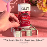 OLLY Ultra Women's Multi Softgels, Overall Health and Immune Support, Omega-3s, Iron, Vitamins A, D, C, E, B12, Daily Multivitamin, 30 Day Supply - 60 Count