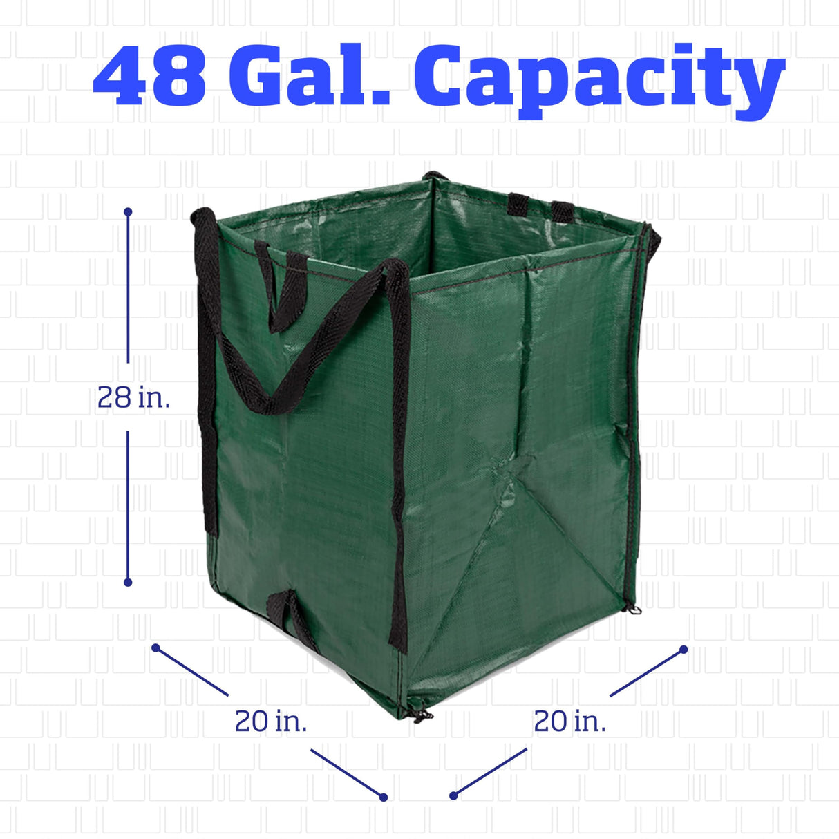 DURASACK Heavy Duty Home and Yard Bags, Green