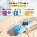 Inspireyes Walkie Talkies for Kids Rechargeable,Toys for Boys and Girls Ages 3-12, 3 Pack Long Range 2-Way Radios, Birthday Gifts,Christmas Stockings, Outdoor Play, Family Games, Hiking Camping Gear