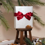 LaRibbons White Wrapping Paper, 30 Inch x 33 Feet, Solid Color Pearly-Lustre Gift Wrapping Paper Rolls for Wedding, Christmas, Valentine's Day, Birthday, Baby Shower