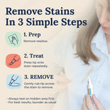 Miss Mouth's Messy Eater Stain Treater Spray - 4oz 3 Pack Stain Remover - Newborn & Baby Essentials - No Dry Cleaning Food, Grease, Coffee Off Laundry, Underwear, Fabric