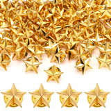Fumete 100 Pcs Gold Star Lapel Pins, Independence Day Star Pins, Military Award Labor Day Brooches for Backpacks Hats 4th of July Costume Decoration