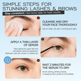 LASHVIEW Advanced Lash Serum for Thicker, Longer Eyelashes and Eyebrows, Vital Castor Oil, Grow Lashes with Brow Enhancer (5mL)