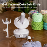 Etcokei Yarn Winder Electric, Auto Compact Cake Winding for Knitting Lovers