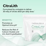 Theralogix CitraLith Vitamin & Mineral Supplement - 90-Day Supply - Kidney Health Support for Healthy Kidney Function - Includes Magnesium, Sodium, Potassium & Vitamin B6 - NSF Certified - 180 Packets