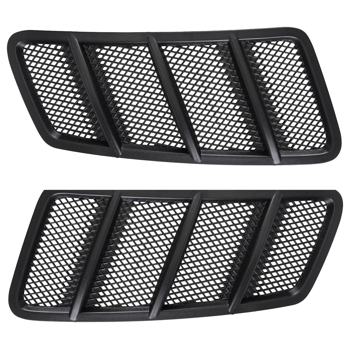Pair Front Left & Right Hood Vent Air Grille Cover fits for Merce*des Benz W166 GL350 GL450 GL550 GL63 AMG 2013-2016 ML350 ML550 ML63 2012-2015 Hood Air Vent Grille Replaces 1668800105 1668800205