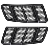 Pair Front Left & Right Hood Vent Air Grille Cover fits for Merce*des Benz W166 GL350 GL450 GL550 GL63 AMG 2013-2016 ML350 ML550 ML63 2012-2015 Hood Air Vent Grille Replaces 1668800105 1668800205