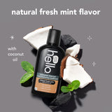 Hello Activated Charcoal Extra Freshening Mouthwash, Natural Fresh Mint and Coconut Oil, Fluoride Free, Alcohol Free, Vegan, SLS Free and Gluten Free, 16 Fl Oz (Pack of 3)