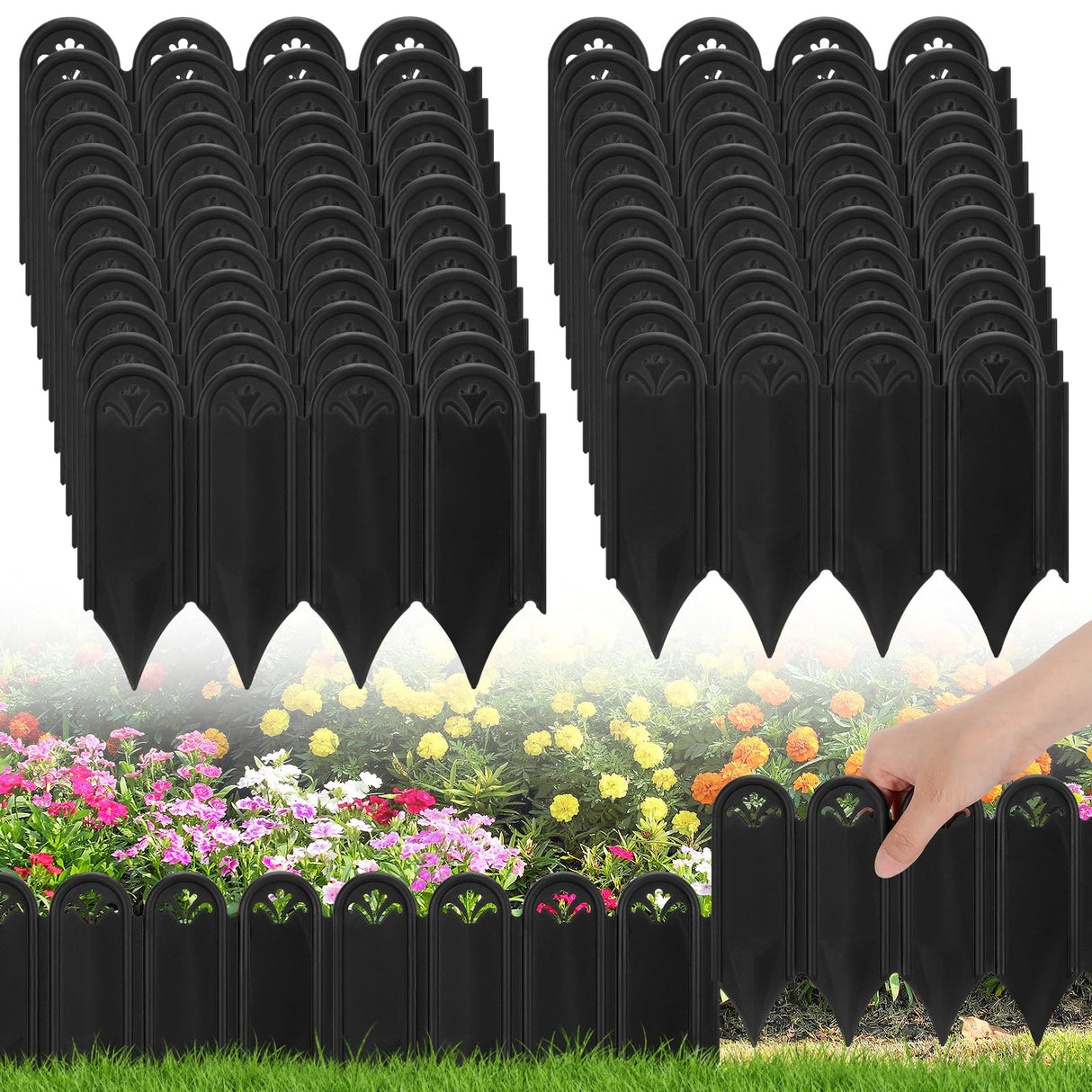Bigmeta 15ft Thicken Sturdy Garden Edging