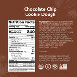 Aloha Organic Plant Based Protein Bars Chocolate Chip Cookie Dough, 1.98 Oz,(Pack of 12)