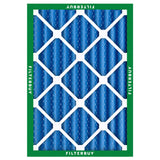 Filterbuy 20x25x4 Air Filter MERV 13 Optimal Smoke & Allergy Defense (2-Pack), Electrostatic Pleated HVAC AC Furnace Filters Replacement, Made in USA (Actual Size: 19.50 x 24.50 x 3.63)