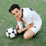 Soccer Bracelet, Mens Obsidian Hematite Bracelet, Soccer Gifts Men Teen Boys Gift Ideas 8 12 13 15 14 16 18 Year Old Son Grandson Birthday 2026 Party Favors Coach Cool Stuff Stocking Stuffers
