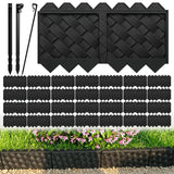 20 Pack Garden Edging with Stakes, Flower Bed Edging Borders, 5" X 20ft