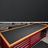 ONREVA Workbench Mat 22X48 Inches, EVA Rubber Work Mat, Protect Your Work Bench Top, Heavy Duty Pad for Tool Box Top, Table, Tool Station, Rolling Cabinet Cart Cover Liner Matt, 48"X22" 5mm Thick