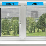 Secopad Black Window Screen Repair Kit, 4 in X 30 FT (360IN) Screen Repair Tape for Windows or Doors, Strong Adhesive Fiberglass Mesh Patch Tape