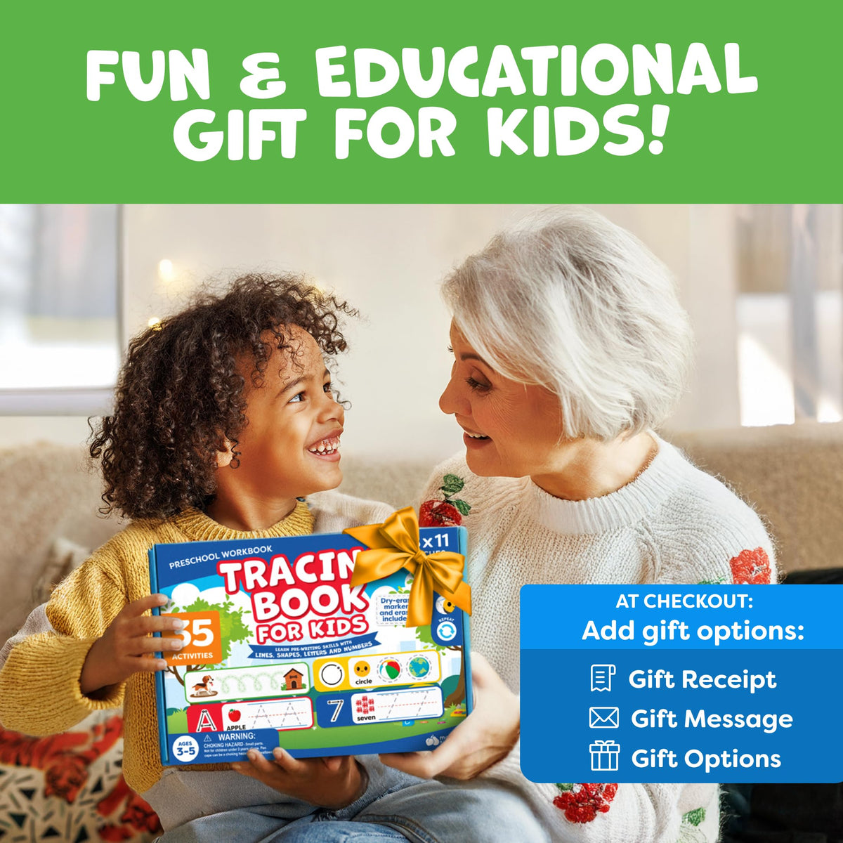 Preschool Workbook - Letter Tracing Book for Ages 3-5