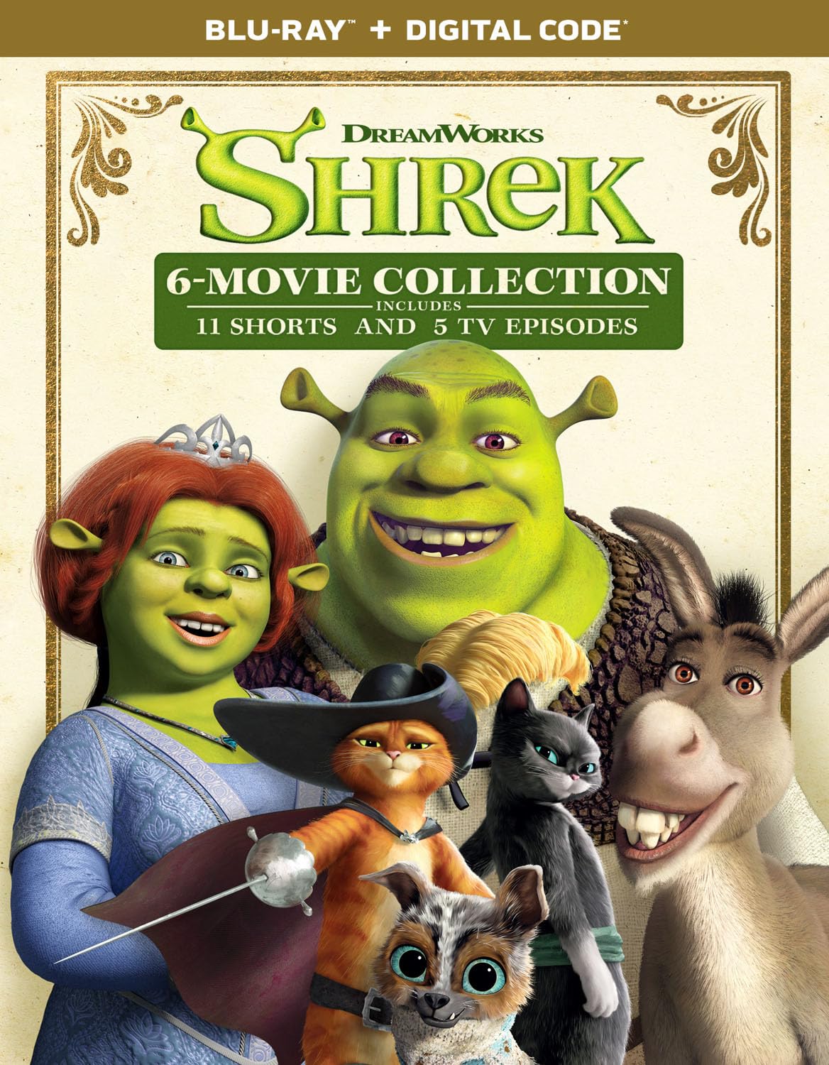 Shrek 6-Movie Collection - Blu-ray + Digital
