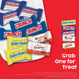 Butterfinger, CRUNCH, Baby Ruth, 100 Grand, Kinder Bueno, Kinder Chocolate, Halloween Candy Fun Size, 130 Minis, 36.9 oz