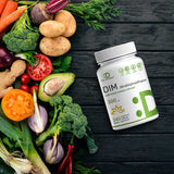 DIM Supplement 300mg, 240 Caps, 4 Months Supply | Estrogen Balance for Men & Women | Diindolylmethane Plus Black Pepper Extract for Enhanced Absorption | Hormonal & Skin Health Support