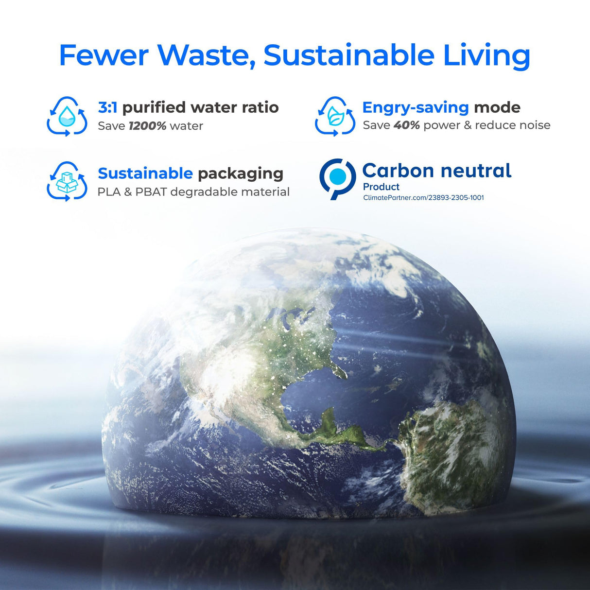 Waterdrop F1A Alkaline Mineral Filter, Replacement for X8-WAN & X12 & X12-WAB & X12-PRO & X16 & X16-BAS Tankless Reverse Osmosis System, Minerals Added, 12-month Lifetime