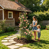 Garden Trellis for Climbing Plants Outdoor,84.6" Tall Umbrella Trellis