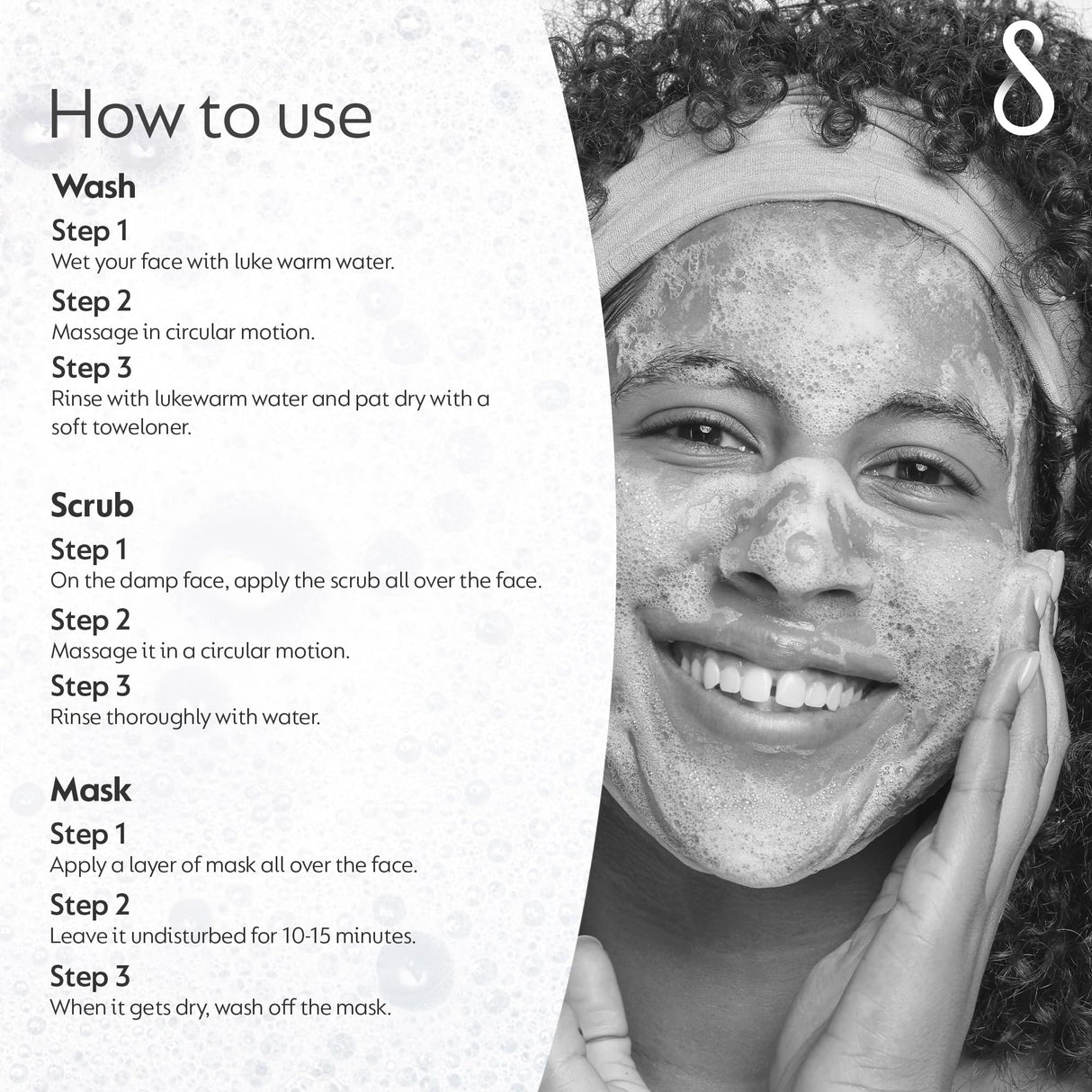 SWISSIMAGE Whitening Care - Absolute Radiance Whitening 3 in 1 Face Wash, Scrub & Mask - Natural Ingredients - Paraben and Phthalate-free - 100ml