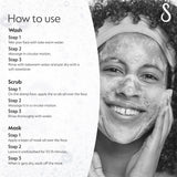 SWISSIMAGE Whitening Care - Absolute Radiance Whitening 3 in 1 Face Wash, Scrub & Mask - Natural Ingredients - Paraben and Phthalate-free - 100ml