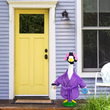 Lady Porch Goose Outfit Bathrobe Goose Outfit for 17/23" Outdoor Statue