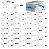 Salfboy Clear Safety Glasses Bulk of 30 Ansi Z87.1 Certified for Scratch Impact Resistant Lens Protective Eyewear for Work, Lab, Construction