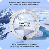 Lokai Beaded Bracelets for Women & Men, Classic Clear Style - Mental Health Awareness Bracelet Encourages Mental Wellness Slides-On for Comfortable Fit - Silicone Stretch Bead Bracelet Jewelry