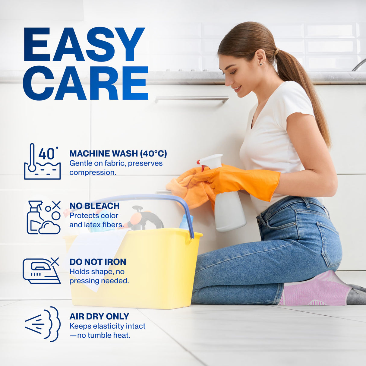 Modvel Foot & Ankle Brace Socks for Sprained Ankle Compression Sleeve - Plantar Fasciitis Relief Brace, Foot Support for pain Women & Men - Tendonitis & Arthritis Feet Sleeve, Stabilizing Ankles Wrap