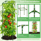 Legigo 6 Pack 60 Inch Tomato Cages for Garden, Heavy Duty Tomato Trellis