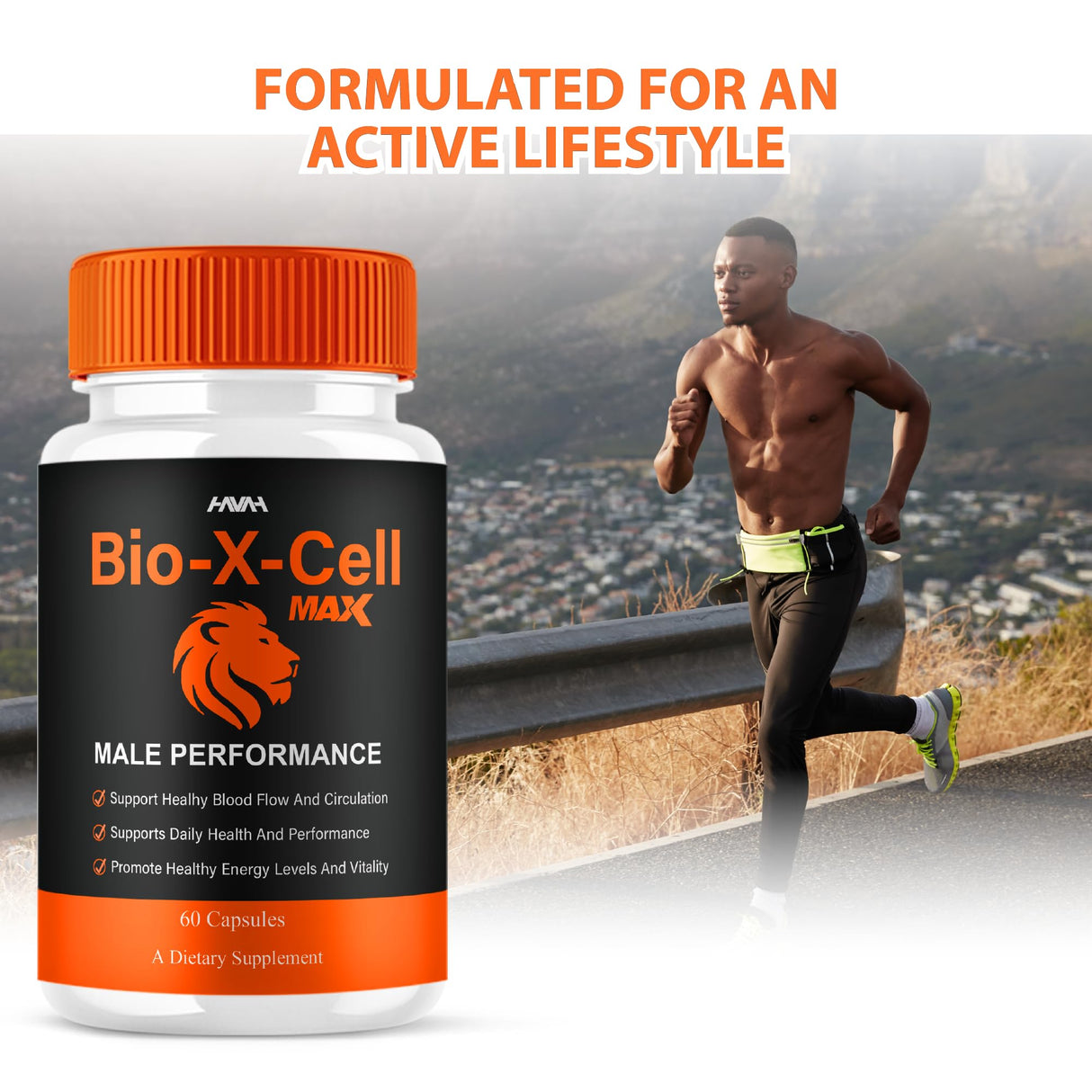 Bio-X-Cell Supplement Bio-X-Cell Max Support Capsules, Bio-X-Cell Maximum Strength Advanced Support Multivitamin Formula for Overall Health & Wellness, Bio-X-Cell Supplement Pills (60 Capsules)