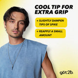 Got2B Glued Styling Spiking Hair Gel, 6 oz tubes - 2 + Travel 1.25 oz tube