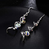 PATISORNA 925 Sterling Silver Eardrop Dangle Earrings for Women S