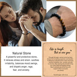 HGDEER Get Well Soon Gifts for Men, Inspirational Healing Crystal Bracelet