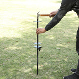 kdgarden Heavy Duty Steel Power Stake for Real Estate Sign Post