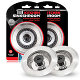 SinkShroom Revolutionary Clog-Free Sink Strainer Basket, 2-Pack, Stainless Steel
