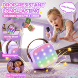 YLL Karaoke Machine for Kids, Birthday Gifts for Girls 3 4 5 6 7+Years Old