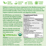 XPRS Nutra Organic Celery Powder - Celery Organic Fresh Powder Antioxidant - Premium Celery Powder Organic - Vegan Friendly Celery Fresh Powder (8 Ounce)