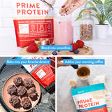 Equip Foods Prime Protein Powder | Clean, Grass Fed Beef Protein Isolate | Carnivore Protein Powder | Paleo, Keto Friendly | Gluten, Dairy Free | Helps Build & Repair Tissue | 30 Servings, Vanilla