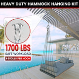 sprookber 304 Stainless Steel Pad Eye Snap Hooks, M10 Heavy Duty Ceiling Hooks, 1700lb Capacity Hammock Swing Hanging kit, Plant Hangers, Marine Hardware Staple Hook Loop with Screws, Set of 8
