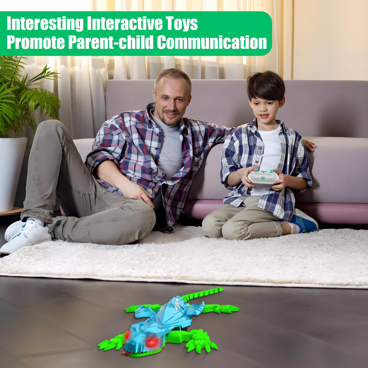 Wall Climbing Lizard, Robot Lizards Rechargeable Remote Control Car Toy RC Cars Toys for Kids RC Crawler for Boys & Girls Ages 6 & Up Halloween Christmas Birthday Gifts (Blue)